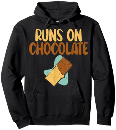 Runs on Chocolate Lover Hoodie - Hoodie | Black