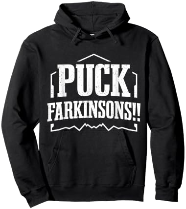 Parkinson's Disease Awareness Puck Farkinsons Parkinson's Hoodie - Hoodie | Black