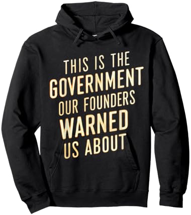 This is the government our founders warned us about liberty Hoodie - Hoodie | Black
