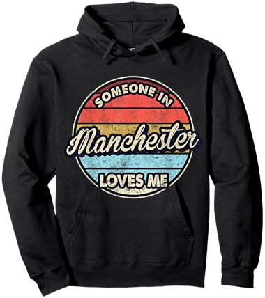 Someone In Manchester Loves Me City US USA Hoodie - Hoodie | Black