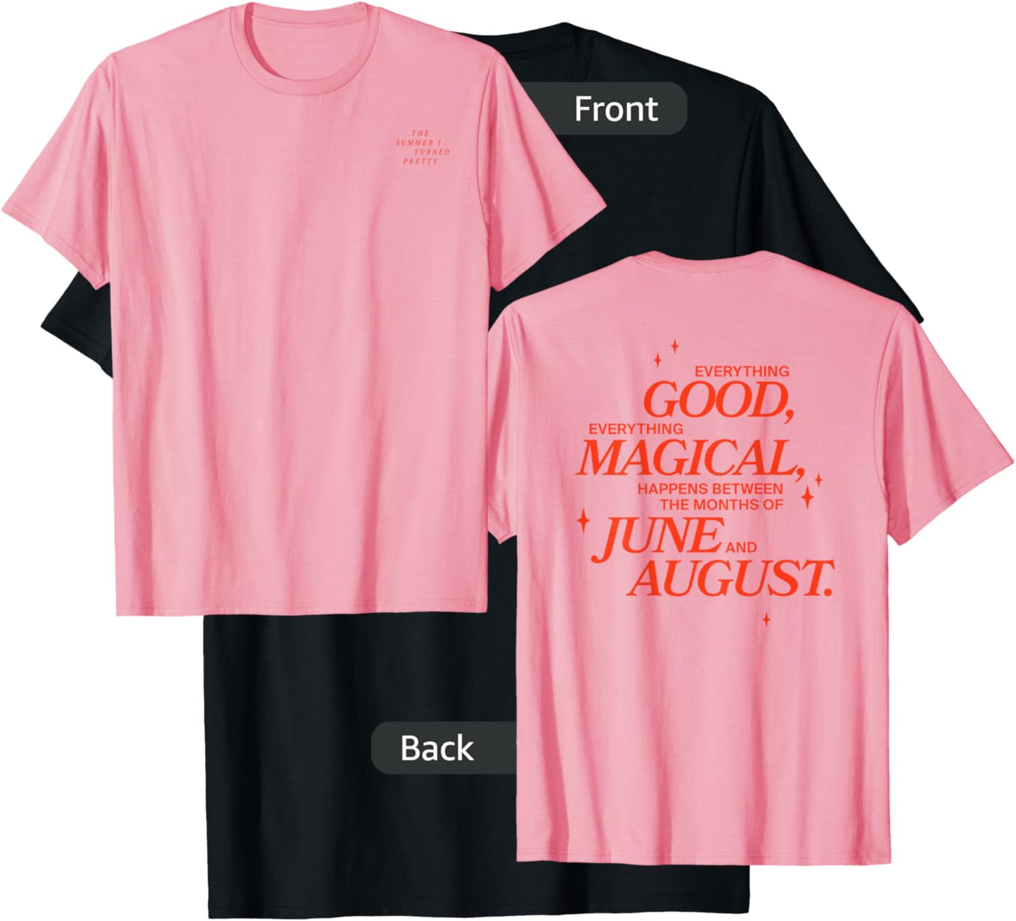 The Summer I Turned Pretty - Magical - Pink T-Shirt - T-Shirt | Black