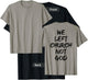We Left Church Not God (on back) T-Shirt - T-Shirt | Black