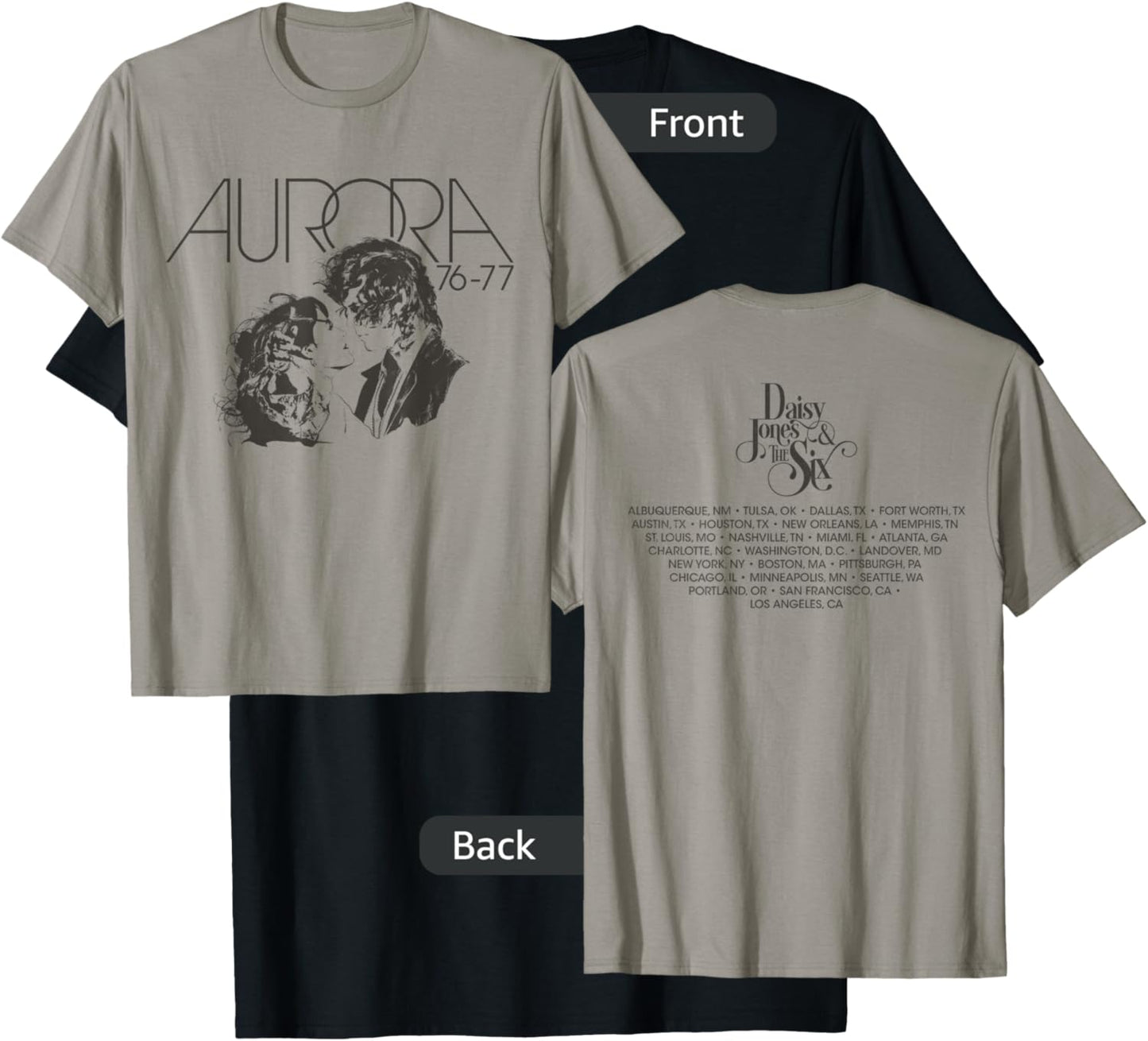 Daisy Jones & the Six - Aurora Vintage T-Shirt - T-Shirt | Black