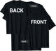 Back To Front Backwards Practical Joke Dumb Prank Gifts T-Shirt - T-Shirt | Black