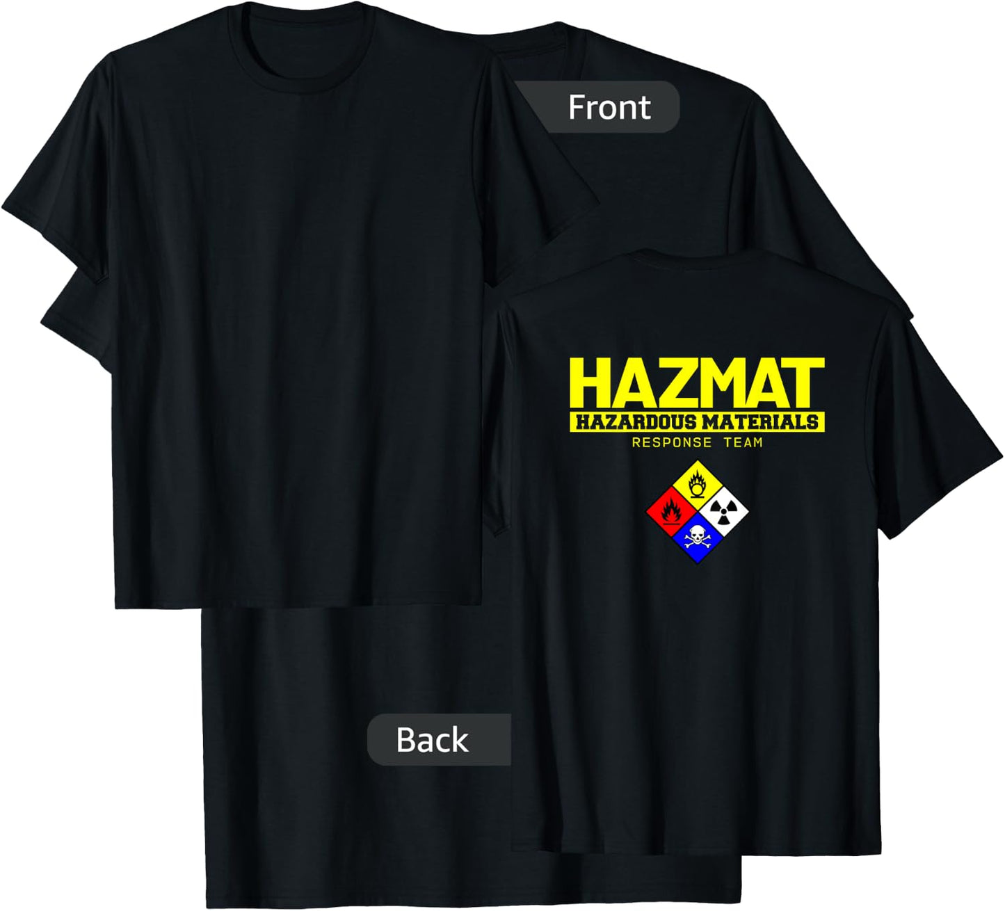 HAZMAT Hazardous Material Response Team Technician T-Shirt - T-Shirt | Black