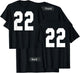 # 22 Team Sports Jersey Front & Back Number Player Fan T-Shirt - T-Shirt | Black
