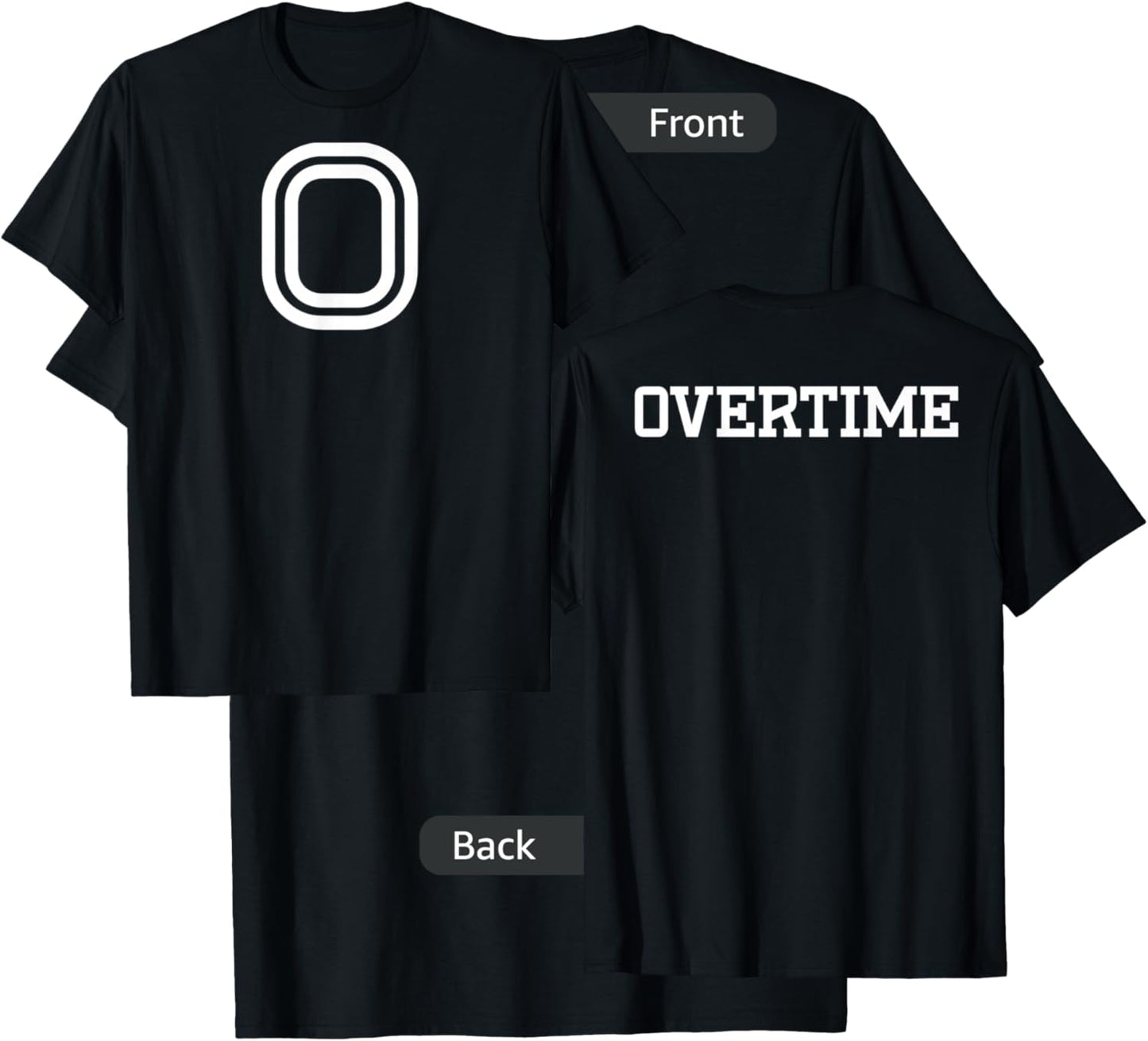 Overtime Classic T-Shirt - T-Shirt | Black