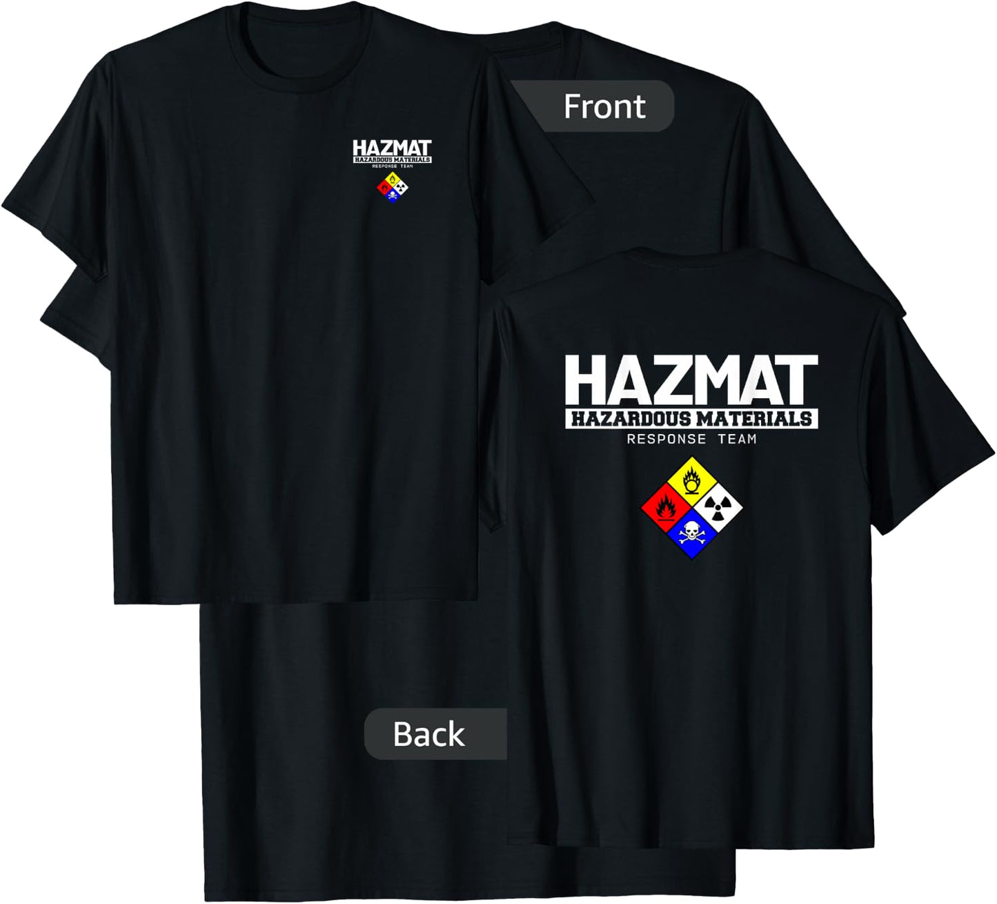 Hazmat Hazardous Material Response Team Technician T-Shirt - T-Shirt | Black