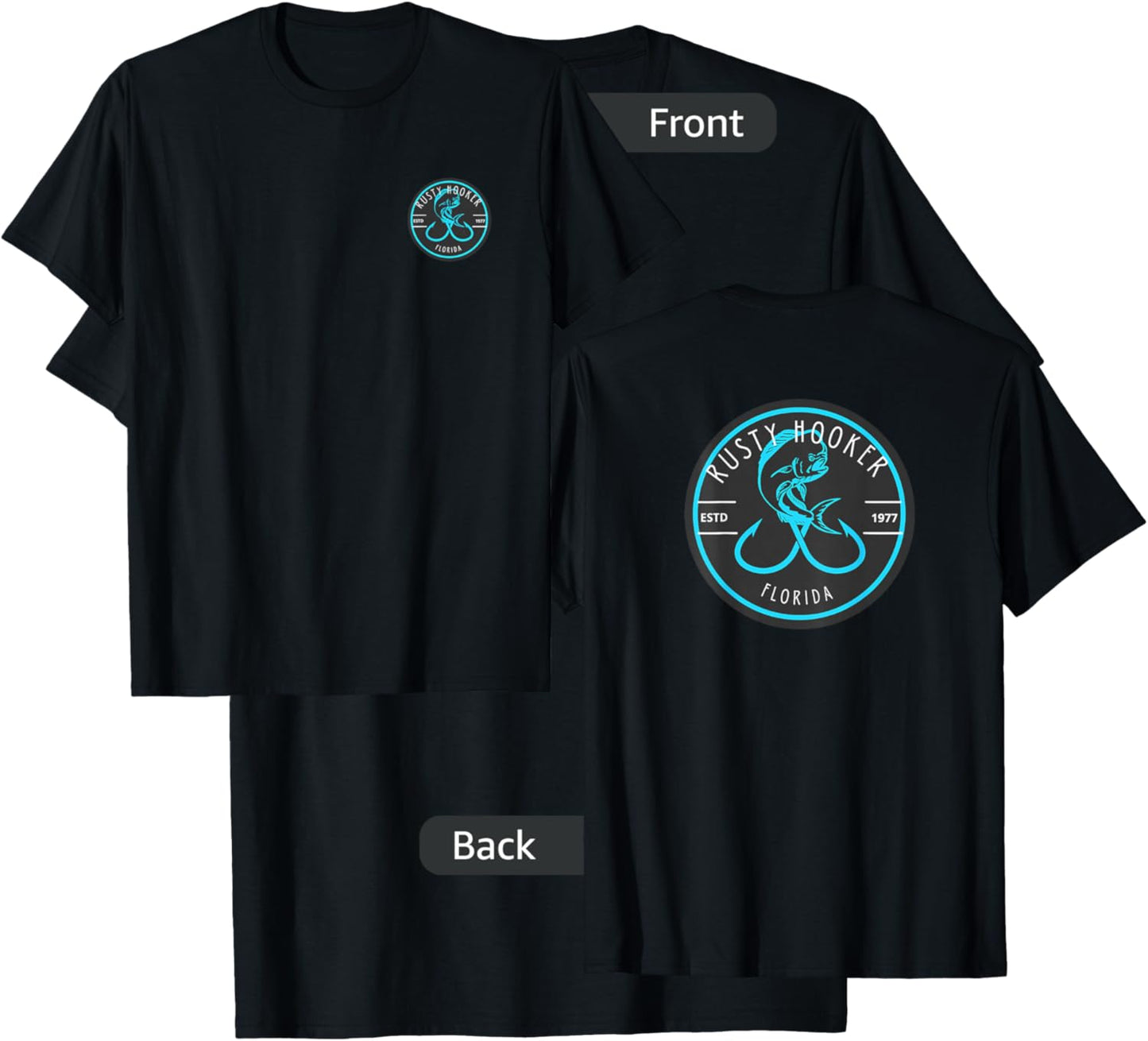 Rusty Hooker T-Shirt - T-Shirt | Black