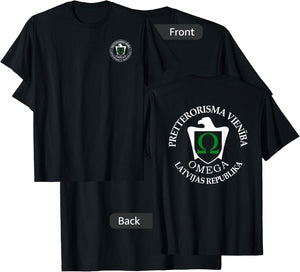 Omega Latvian Police Special Forces Swat T-Shirt - T-Shirt | Black