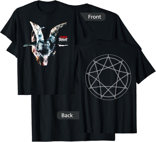 Slipknot -Adults Iowa Album , Black, Short Sleeve, , Classic Fit, Small T-Shirt - T-Shirt | Black