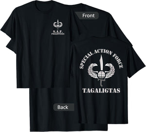 Special Action Force SAF Philippines Police T-Shirt - T-Shirt | Black