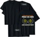 Passenger Instruction Press Em Here And Hang On Tight Shirt T-Shirt - T-Shirt | Black