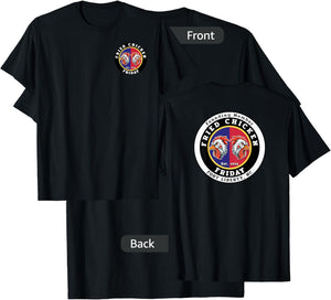 Fried Chicken Friday (Front & Back) Founder Edition T-Shirt - T-Shirt | Black