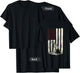 Oilfield Workers Oil Rig Roughneck Design On Back T-Shirt - T-Shirt | Black