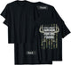 I Speak 3 Languages Sarcasm Hunting Fishing - ON BACK T-Shirt - T-Shirt | Black