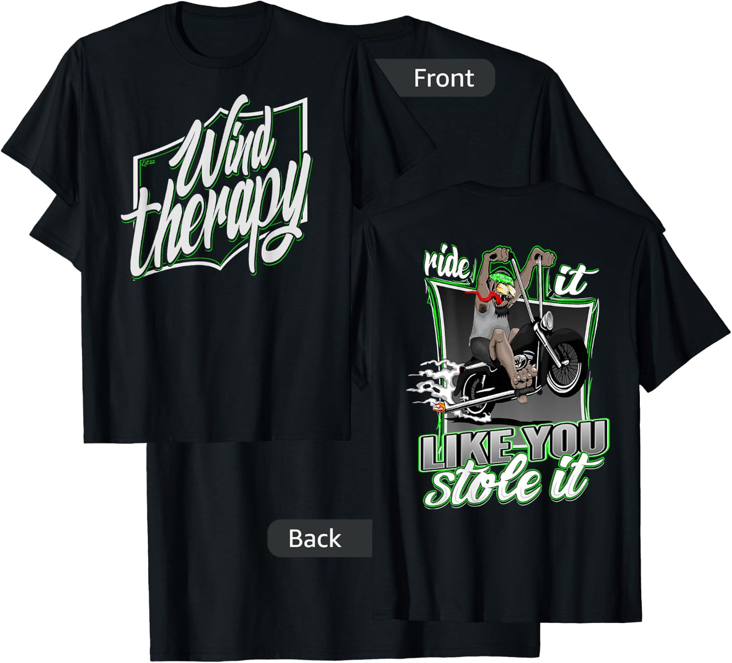 Ride it like you stole it T-Shirt - T-Shirt | Black