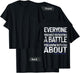 Everyone You Meet Is Fighting A Battle (on back) T-Shirt - T-Shirt | Black