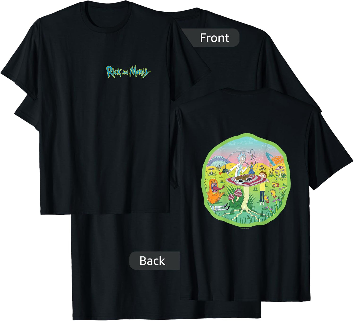 Rick and Morty Stacey Bradley Dimension Wonderland 2nd Place T-Shirt - T-Shirt | Black