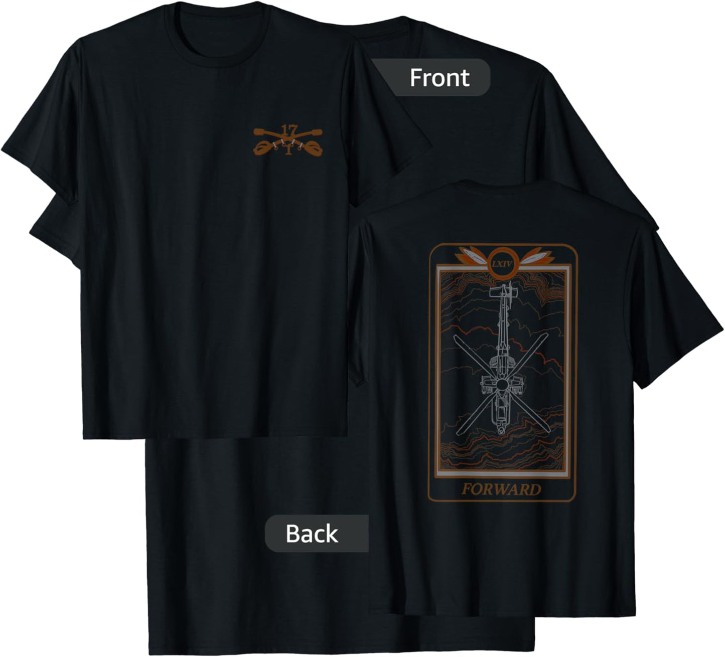 Forward Tarot T-Shirt - T-Shirt | Black
