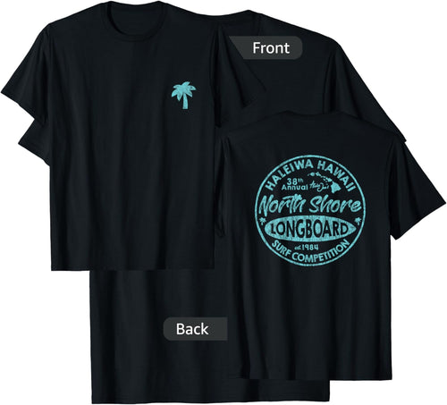 North Shore Haleiwa Hawaii Long Board Surf Vintage Style