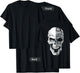 Save a biker open your fucking eyes skull (on back) T-Shirt - T-Shirt | Black