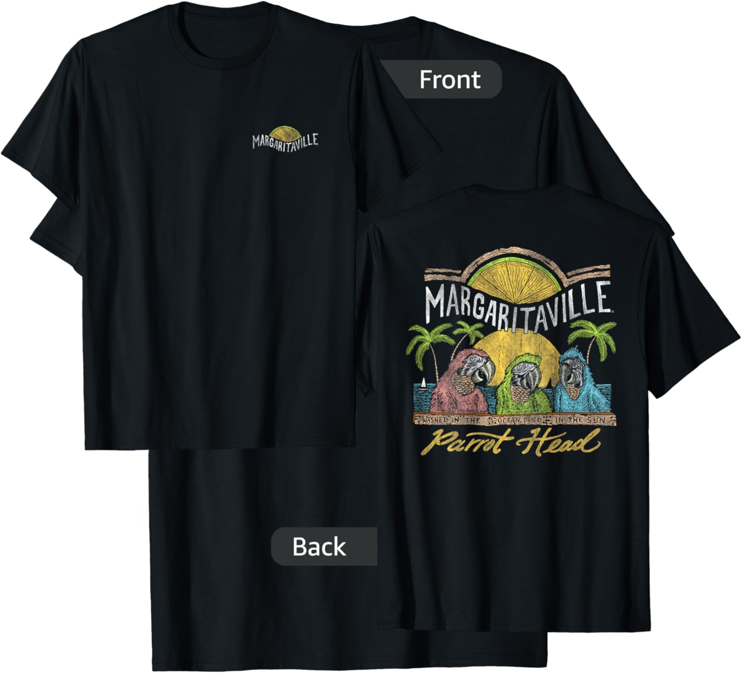 Parrot Head T-Shirt - T-Shirt | Black