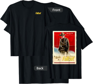 Fallout - The Ghoul Retro Western T-Shirt - T-Shirt | Black