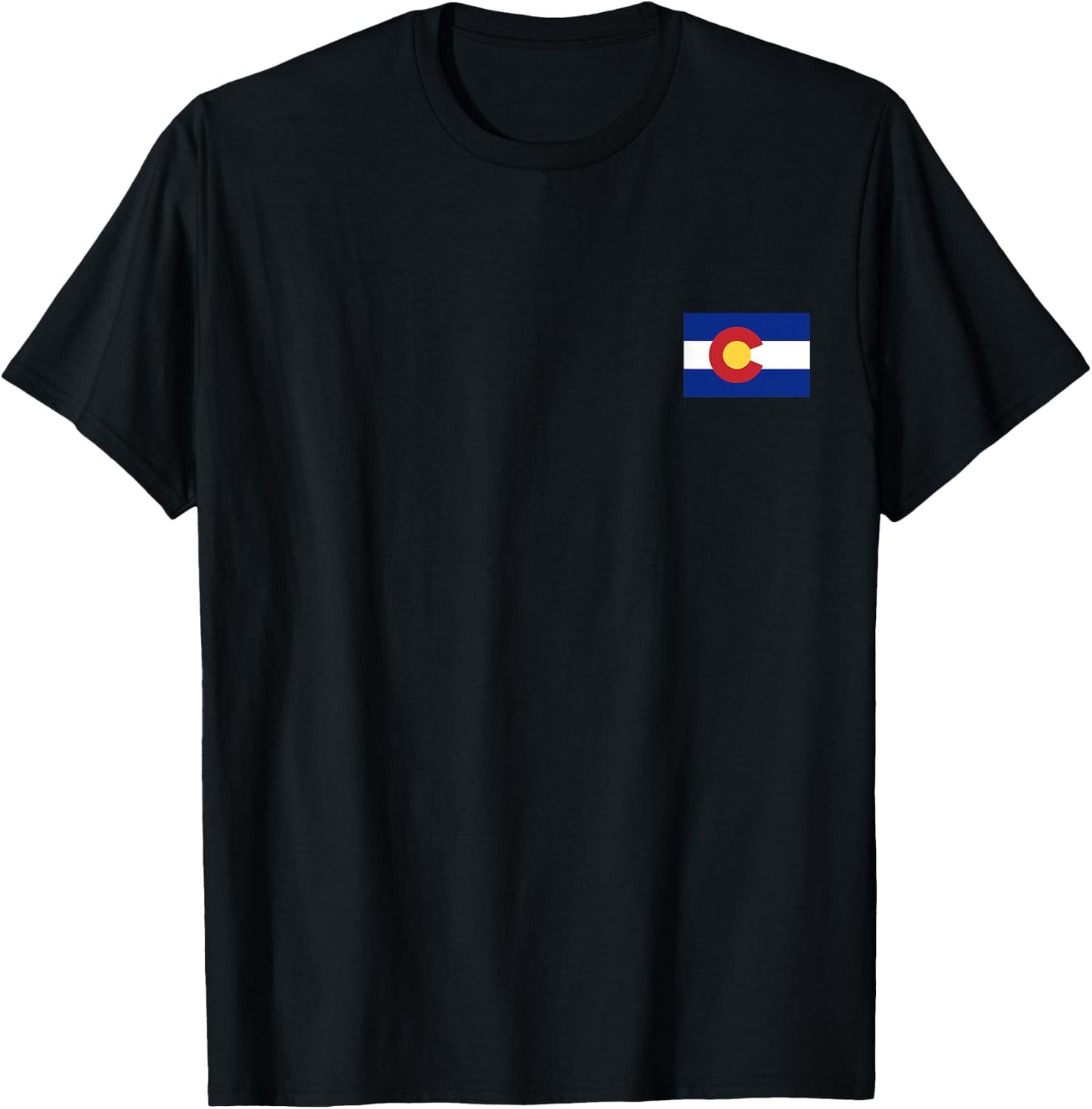 State of Colorado Flag Cool CO Coloradan Flags Women Men T-Shirt - T-Shirt | Black