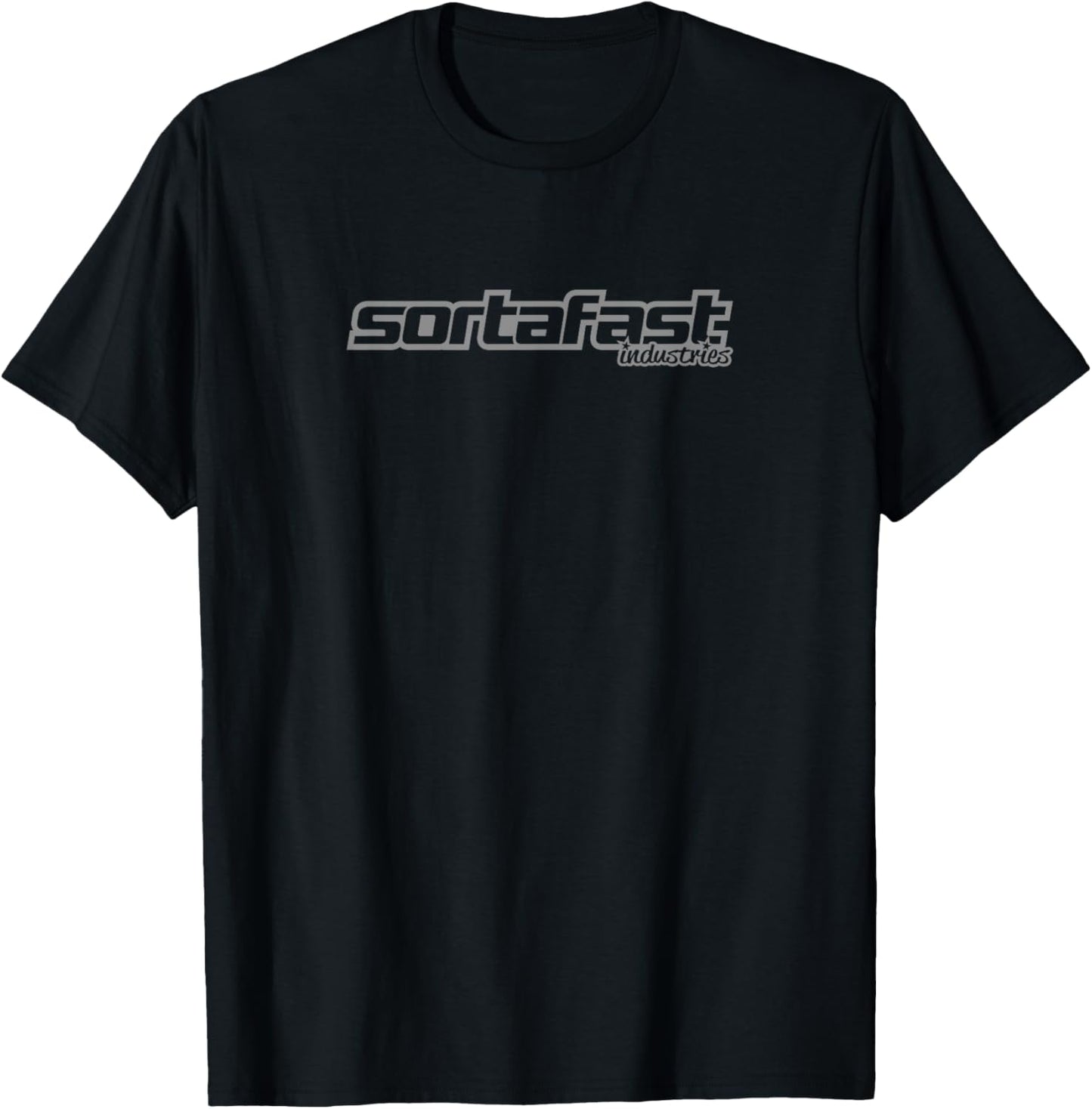 Sortafast Industries grey logo T-Shirt - T-Shirt | Black