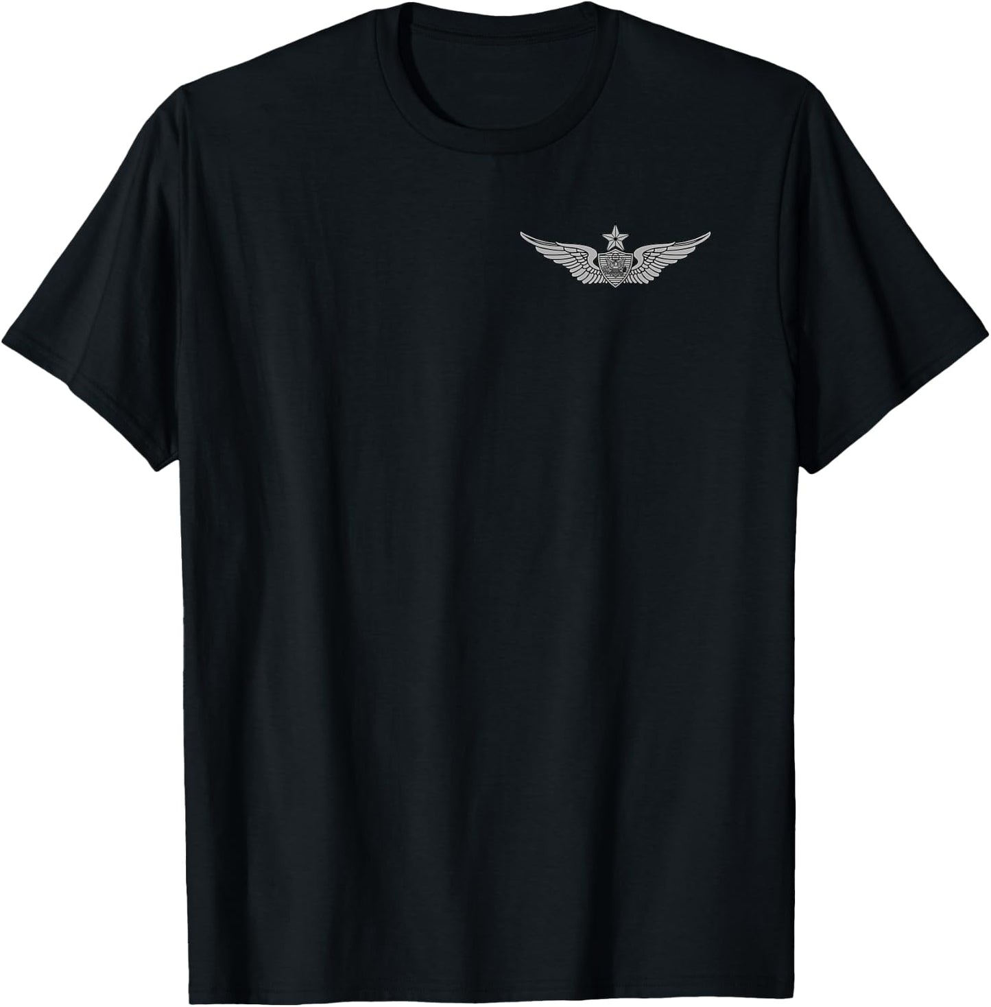 US Army Senior Aviation Badge - Aircrew Wings T-Shirt - T-Shirt | Black