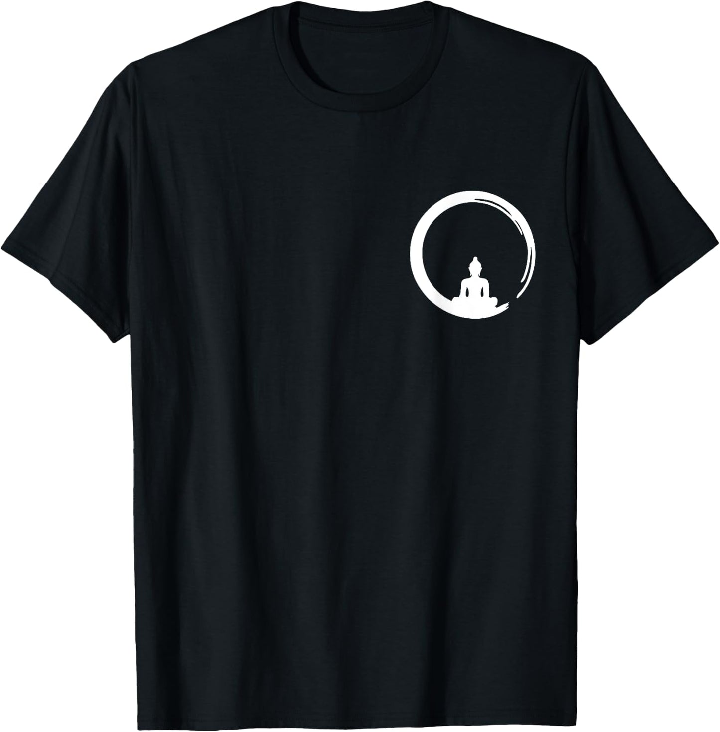 Enso, Zen, Circle, Symbol Buddhism Buddha Meditation Yoga T-Shirt - T-Shirt | Black