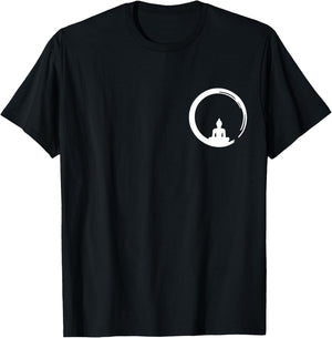 Enso, Zen, Circle, Symbol Buddhism Buddha Meditation Yoga T-Shirt - T-Shirt | Black