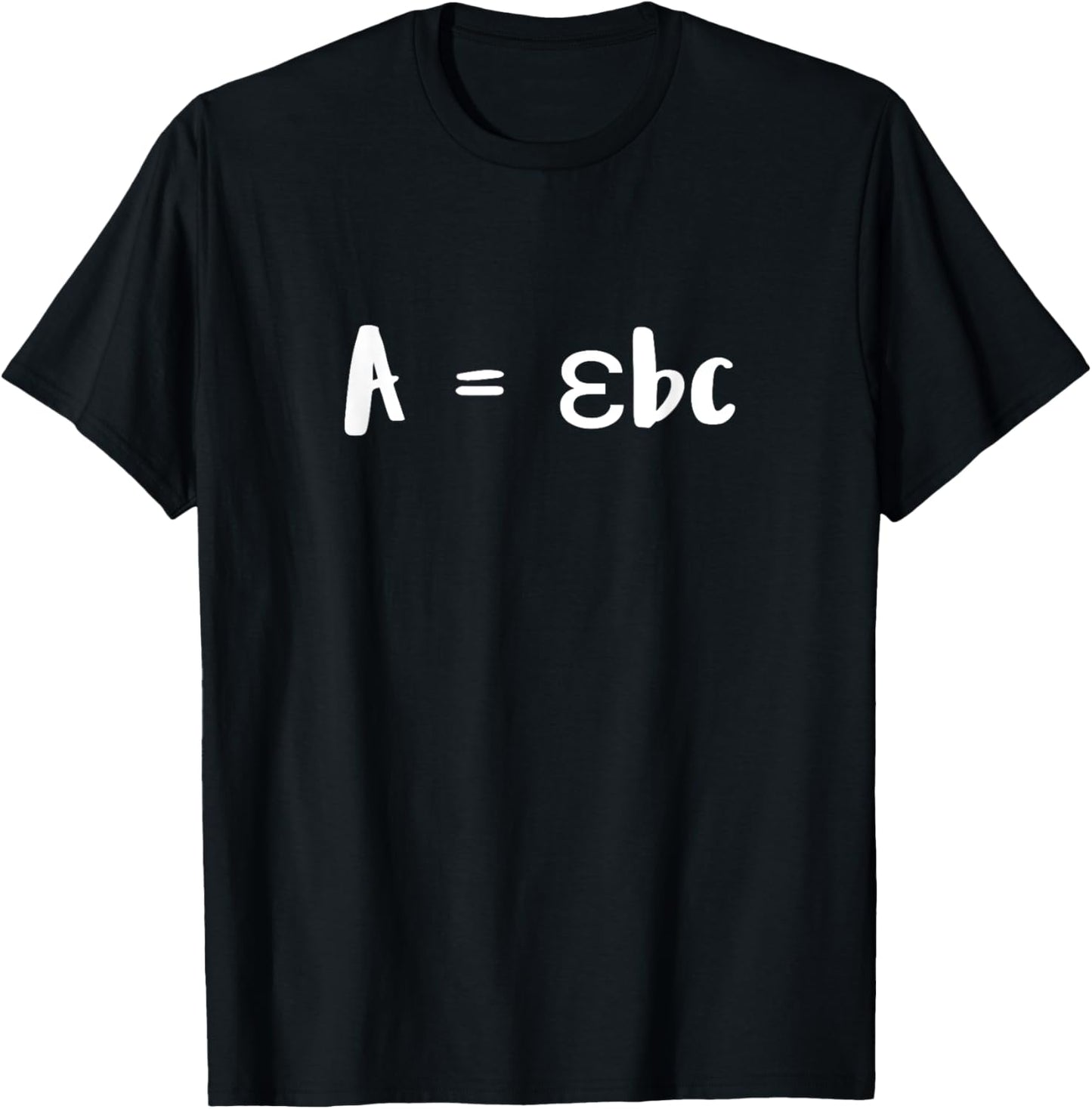 Beer-Lambert Law T-Shirt - T-Shirt | Black