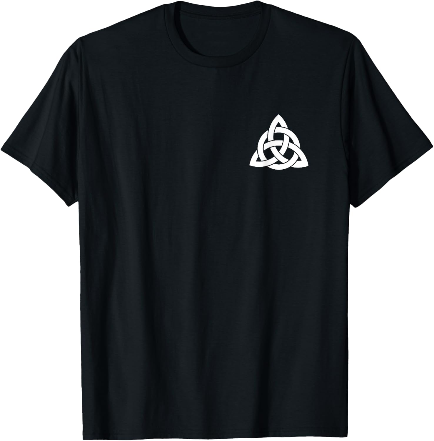 Celtic Cross Christian Holy Trinity Knot Irish Catholic Celt T-Shirt - T-Shirt | Black