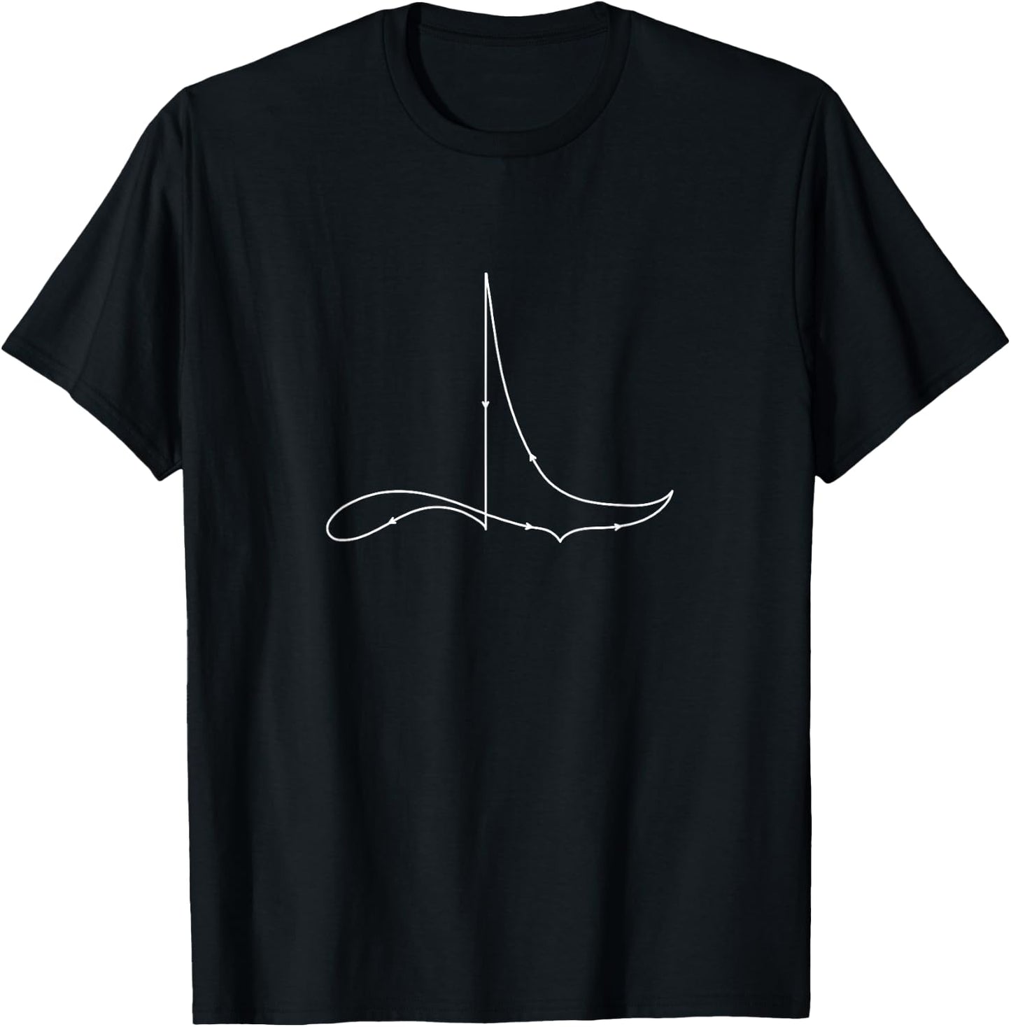 Conductor 5/4 Pattern Music Minimalist T-Shirt - T-Shirt | Black