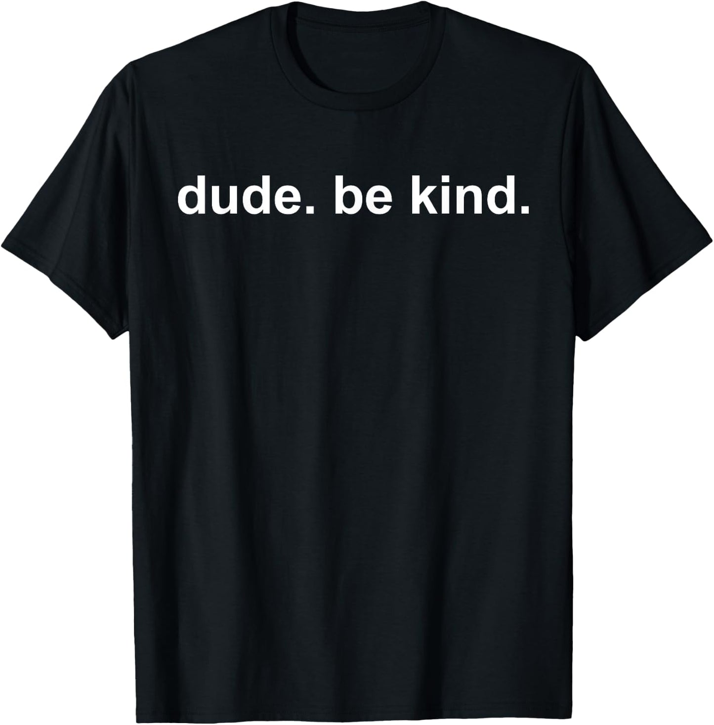 Dude Be Kind ,In a World Where You Can Be Anything T-Shirt - T-Shirt | Black