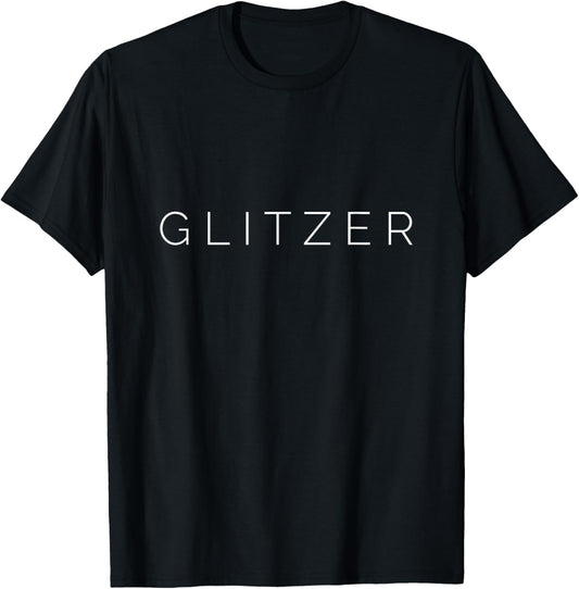 Glitzer T-Shirt - T-Shirt | Black