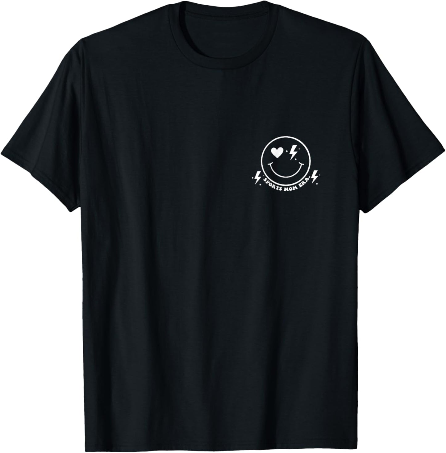 In My Sports Mom Era - Front and Back T-Shirt - T-Shirt | Black