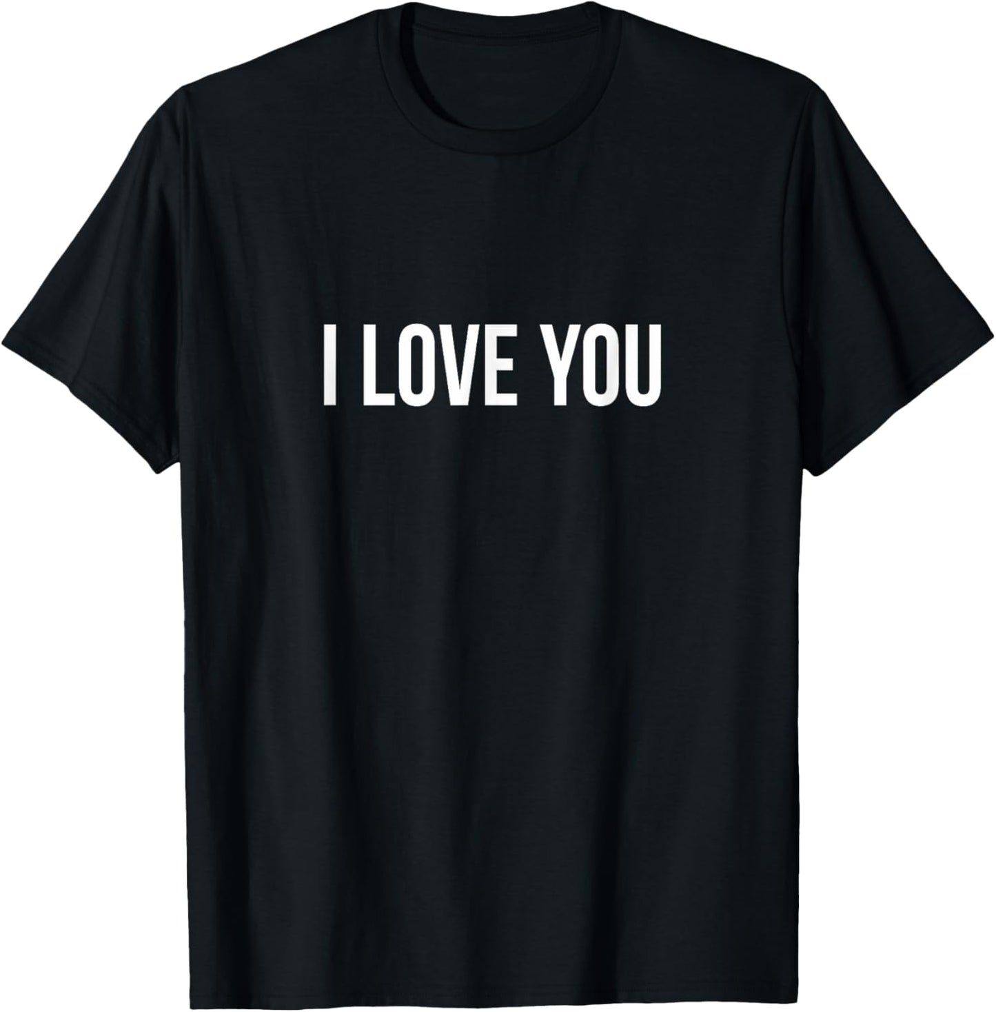 I Love You T-Shirt - T-Shirt | Black