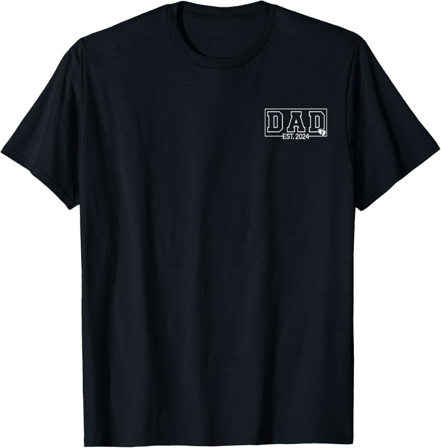 Loading New Dad 2024 Dad 2024 Logo , Black, Small T-Shirt - T-Shirt | Black