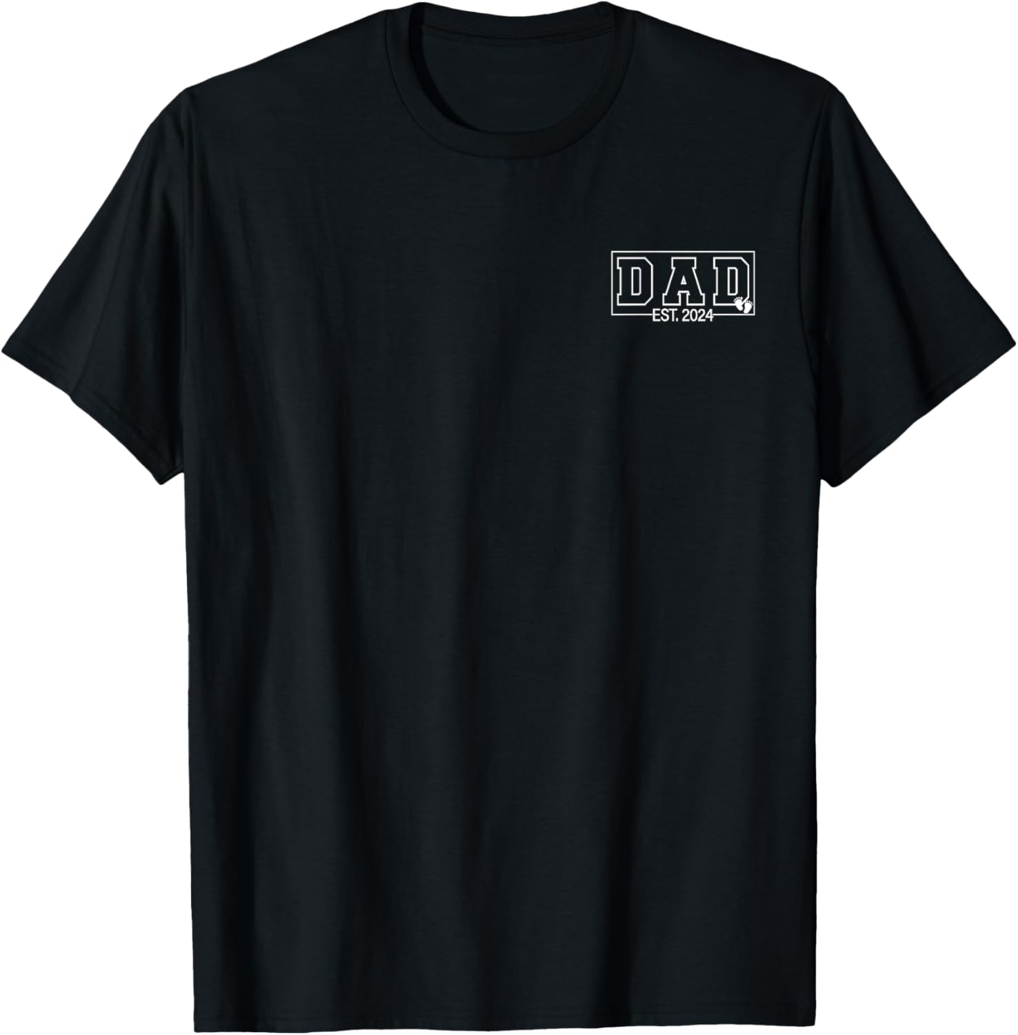 Loading New Dad 2024 Dad 2024 Logo , Black, Small T-Shirt - T-Shirt | Black