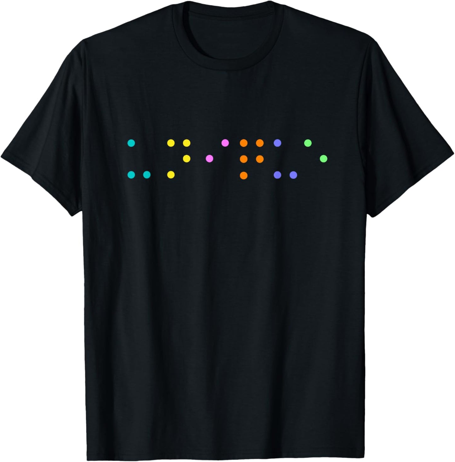 Braille unique Braille Alphabet unique T-Shirt - T-Shirt | Black