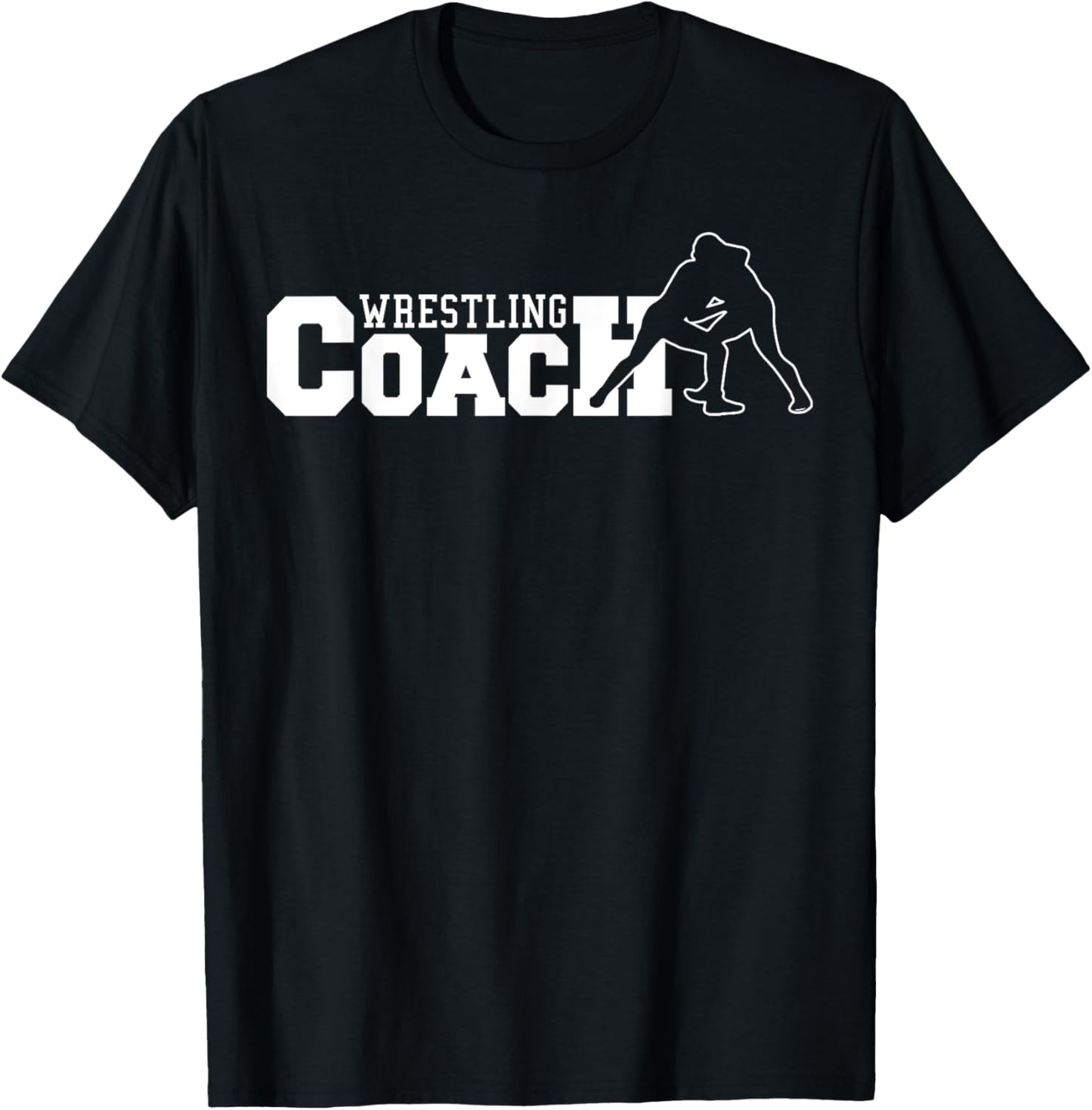 Wrestling Coach Funny Sports Trainer Instructor T-Shirt - T-Shirt | Black