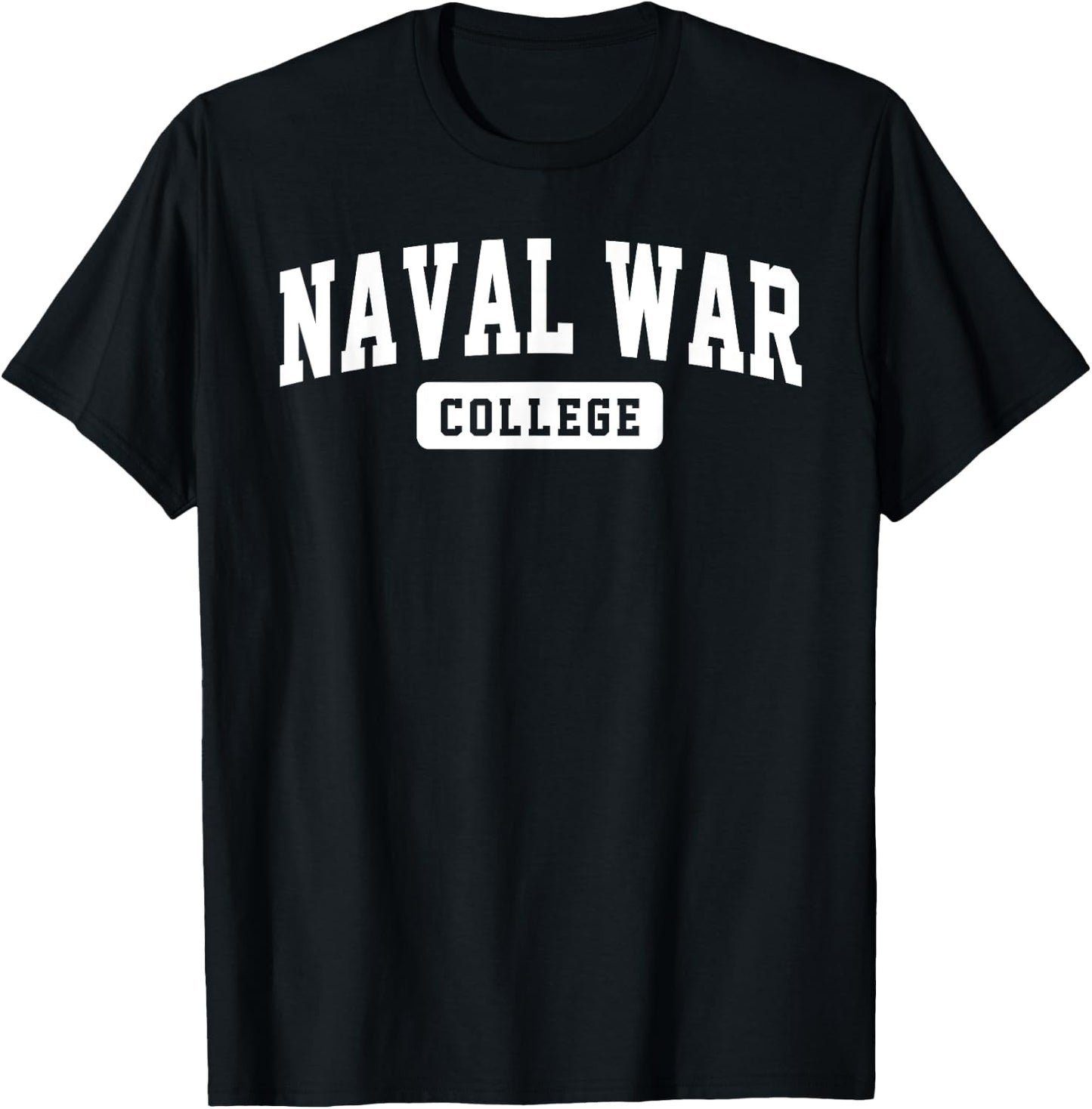 Naval War College Arch Vintage Classic Design Gifts Men T-Shirt - T-Shirt | Black