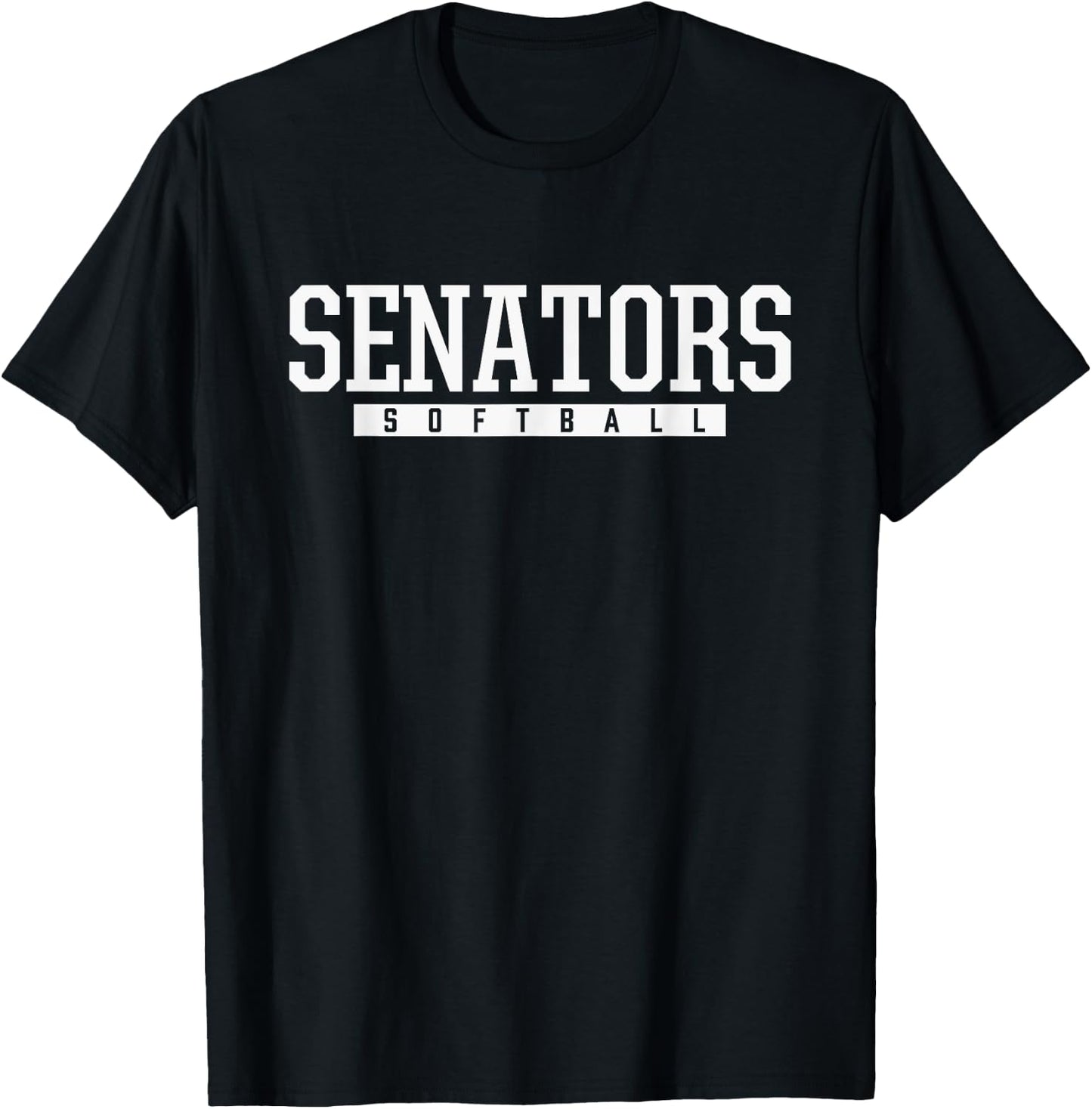 Dover Senators Softball HS T-Shirt - T-Shirt | Black