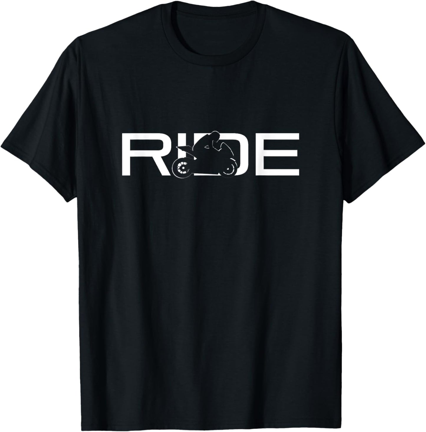 Motorcycle Clothing for Bikers -Adults Black Small T-Shirt - T-Shirt | Black