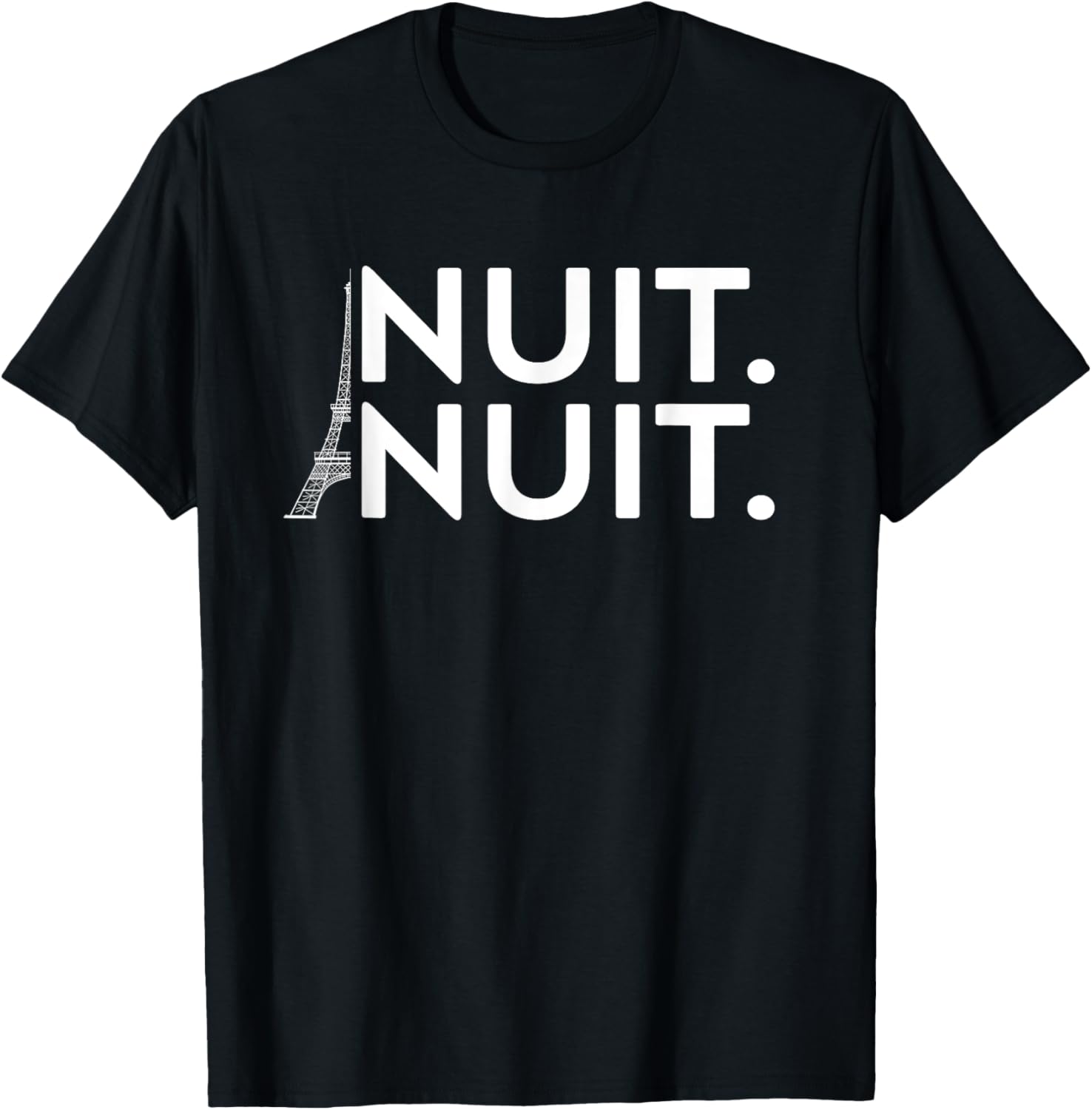 Funny Nuit Nuit T-Shirt - T-Shirt | Black