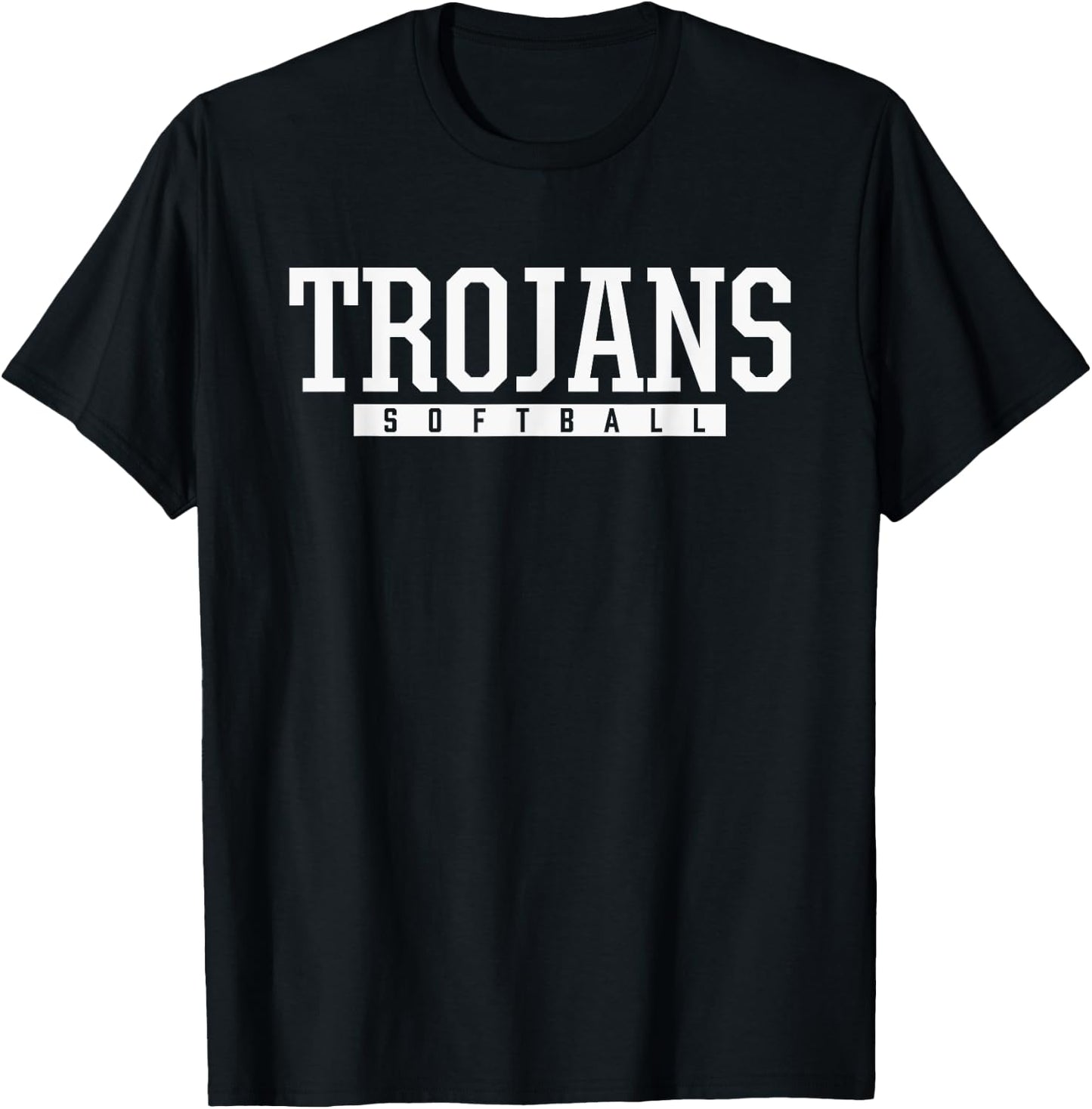 Troy Trojans Softball HS T-Shirt - T-Shirt | Black
