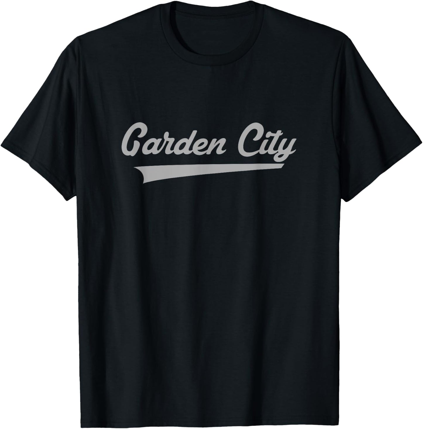 Garden City High School Vintage Swoosh T-Shirt - T-Shirt | Black